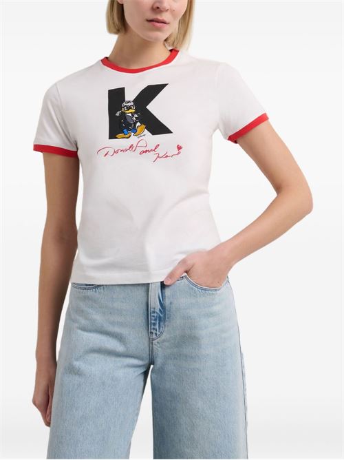T-shirt donna maniche corte Disney Karl Lagerfeld | A3W17089100